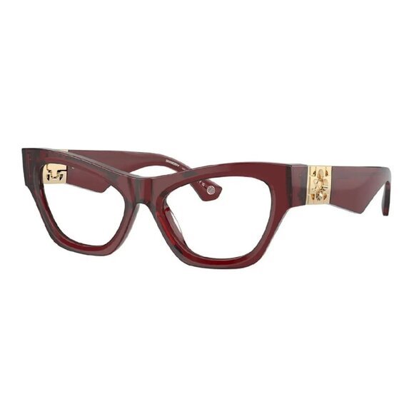 NEW BURBERRY EYEGLASSES BORDEAUX WOMEN EYEWEAR BURBERRY BE2405U 4128 - Picture 1 of 3